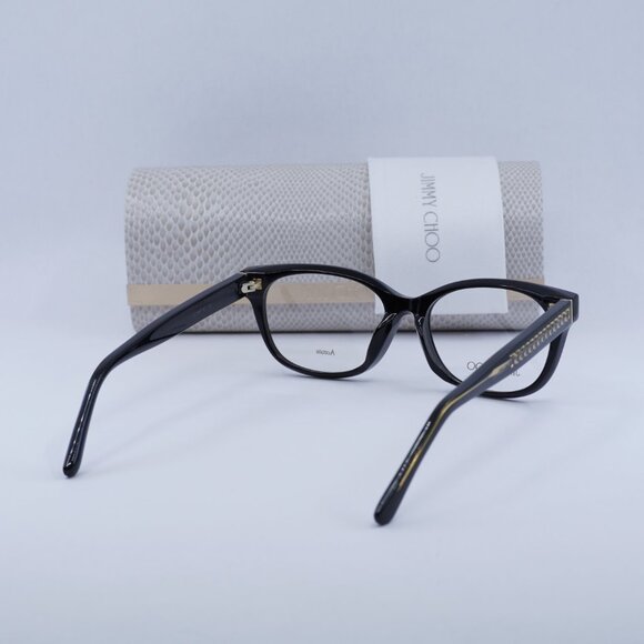 Final Price! Jimmy Choo JC198/F 0807 00 Black Eyeglasses 52mm main image 6